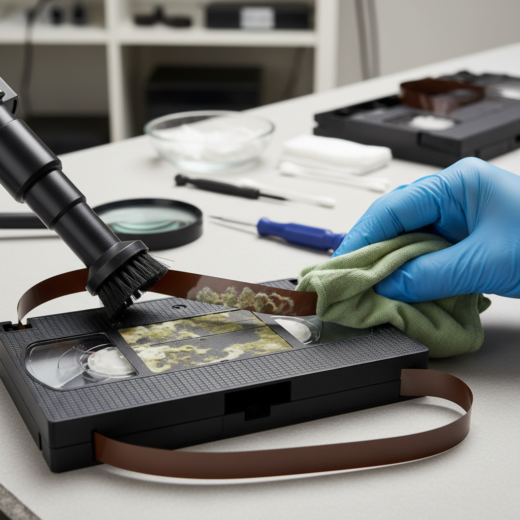 Mould Removal & Tape Cleaning media conversion service